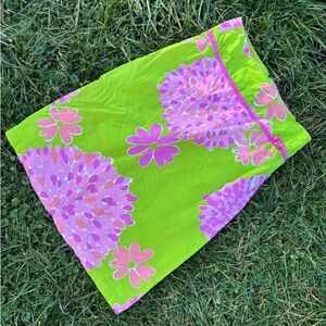 Lily Pulitzer Green and Pink Women's Skirt